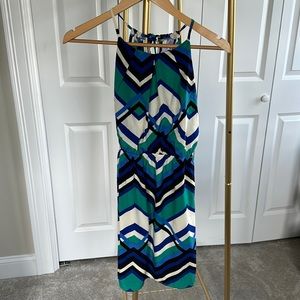 Beautiful blue color schemed dress